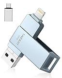 【MFi認証取得】iPhone用USBメモリー 128GB USBフラッシュドライブ 高速USB 3.0 フラッシュメモリー スマホ データ
