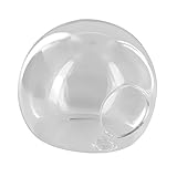 【ノーブランド品】ガラス花器、フラワーベース 、掛けグラスボール、壁掛け式の花瓶、花入れ、一輪挿し/　透明