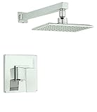Danze D501562PNVT Modern Mid-Town Single Handle Shower Trim Kit with Efficient Flow Showerhead, Poli
