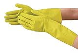 TRUSCO 天然ゴム手袋 中厚手タイプ グリ-ン Lサイズ DPM5495GL