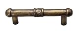 Carpe Diem Hardware 1888-3 Traditional Rustic Rounded Pull, 3-Inch, Antique Brass by Carpe Diem Hard