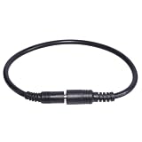 30 センチメートル DC6.5x4.4mm 延長ライン電源ケーブル 6.5x4.4mm ノートブック用ショート延長コード 18AWG 120 ワット黒男性女性延長ライン