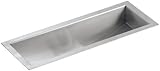 KOHLER K-3179-NA Undertone 22-Inch Undercounter Trough Sink, Stainless Steel [並行輸入品]