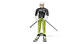 Bruder Skier with Accessories Toy Figure [並行輸入品]