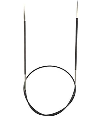 Amazon | ニットプロ カーボンズ ケーブル固定輪針 長さ80cm 1号 2.5mm