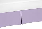 Sweet Jojo Designs Lavender Purple Crib Bed Skirt for Baby Bedding Sets [並行輸入品]