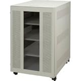 SDS NetCabi Light NCL-6108 ネットワークキャビネット 小型19インチ サーバーラック 高さ1000mm 奥行850mm スチール製 エスディエス ネットキャビライト