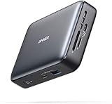 Anker PowerExpand 7-in-1 Thunderbolt 3 Mini Dock ドッキングステーション 4K対応 HDMIポート1Gpbs イーサネット USB-Aポート USB-Cポート microSD＆SDカードスロット 搭載