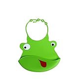 Hollazilla(ホラズイラ) 高品質 ビブ シリコーン エプロン 赤ちゃん ロバ 漫画 ビョルン