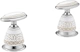 Kohler k-260-tc-0アンティークCrimsonトパーズセラミックハンドルInsets and Skirts forバス洗面、ホワイト