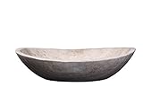 Virtu USA VST-2091-BAS Leda Vessel Sink with Natural Beige Travertine Marble [並行輸入品]