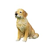 犬の置物オーナメントガーデンオブジェ庭雑貨ガーデニングインテリア雑貨 (ゴールデンレトリバー,犬の模型です)