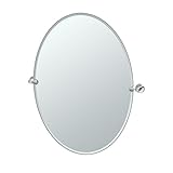 Gatco 4649lg Glam Large Ovalミラー、サテンニッケル 4639LG 1