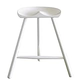 シューメーカーチェア リプロダクト カラー ホワイト スツール 木製 No.59 高さ59cm …