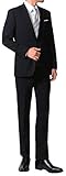 (NEWSTANDARD) 礼服 メンズ フォーマルスーツ 2つボタン 喪服 オールシーズン 防シワ ウォッシャブル 冠婚葬祭 【裾上げテープ】 YA4