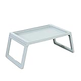 Carfeny 折りたたみテーブル ちゃぶ台 折り畳み 携帯便利 約幅55×奥行36x高さ27cm (ブルー)