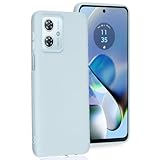 【 Lanfyo 】Motorola MOTO G64 5G/MOTO G64Y 5G 用 対応 ケース シリコン 耐衝撃 スマホケース（スカイブルー）モトローラ モトG64 5G さらさら手触り 傷付き防止 超軽量 マット質感 指紋防止 携帯 ケース 全面保護 g64 5g ソフトカバー (Blue)