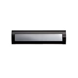 ポスト 郵便ポスト i-Line アイライン TypeR きりこみ20mm ブラック×ステンレス AL001G