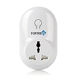Fortress Security Store DIY Total Security Wireless Smart Outlet- Easily Control Individual Outlets 