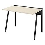 オフィスデスク コクヨ リーン 平机 ワークデスク ブラック×ナチュラル 幅100×奥行70cm 【2梱包】 DLE-N1007-BKLW1 【お客様組立】