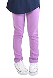 [シメファブリック] ストレッチパンツ レギンスパンツ キッズ ベビー レギパン ジュニア 長ズボン ロングパンツ 男の子 女の子 子供ズボン 子供服 140cm DV-1【20-9】 LAVENDER