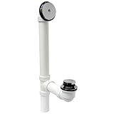 ワット43 CP EZYタッチプラスチックバスDrain、クロームトリム