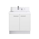 LIXIL(リクシル) INAX 洗面化粧台 K1シリーズ 間口750 両開きタイプ グロスホワイト K1N3-755SY/YS2H
