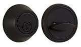 Weslock Premiere Essentials 00271-1-1FR2D Series Deadbolt, Oil Rubbed Bronze [並行輸入品]