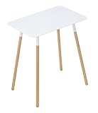 【山崎実業】 PLAIN サイドテーブル　プレーン　角型【机 リビング ベッドサイド ソファーサイド】