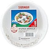 サンナップ ホワイトペーパーボウル410ml 5P P-450A