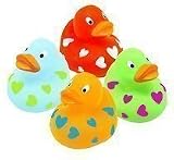 Escabbo 4 Duckies with Hearts Bath Squirters by Escabbo