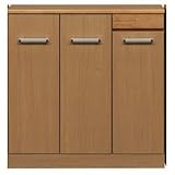 ロータイプシューズボックス 【幅90cm】 木製 オートヒンジ/プラ棚付き 日本製 ブラウン 【完成品 開梱設置】【代引不可】 生活用品 インテリア 雑貨 インテリア 家具 収納家具 シューズラック シューズボックス [並行輸入品]