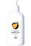 ママベビー ベビーオイル [無添加 オーガニック アーモンドオイル ヘア スタイリング マッサージ 保湿 クレンジング 洗顔] 500mL