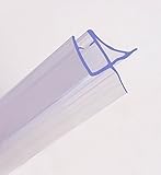 Bath Shower Screen Door Seal For 4-6 mm Glass Up To 11 mm Gap