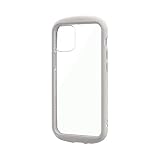 iPhone12 mini 耐衝撃ハイブリッドケース ライトグレー LP-IS20PLCLGY