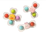 赤ちゃんのおもちゃ ハンドスピナー 子どもおもちゃ 猫おもちゃ お風呂 おもちゃ 吸盤付き おもちゃ 3点セット 対象年齢6歳以上
