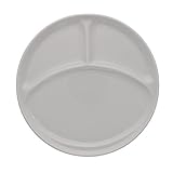 テーブルウェアイースト 仕切り皿 ラウンド 3つランチ 22cm ホワイト