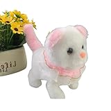 動く犬のおもちゃ 電動ぬいぐるみ 犬ロボット 歩く 鳴く 可愛い ギフト 音に反応するおもちゃ (o)