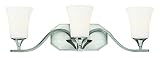 Hinkley Lighting 5363BN Brantley 3-Light Outdoor Light, Brushed Nickel [並行輸入品]