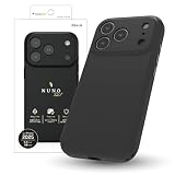 Simplism シンプリズム iPhone 17 Pro Max [NUNO] MagSafe対応 背面シリコンレザーケース TR-IP25L3-NNSL-SIBK
