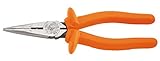 Klein Tools D203-8N-INS Insulated Heavy Duty Long-Nose Side Cutting Pliers by Klein [並行輸入品]