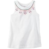 Carter's(カーターズ) パフプリントタンク ホワイト トップス半袖Tシャツ 12ヶ月【並行輸入】