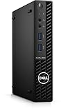 DELL 2022 Optiplex 3080 マイクロフォームファクター ビジネスデスクトップ、Intel Core i5-10500T, 32GB RAM, 1TB PCIe SSD, Wi-Fi 6, Bluetooth, 有線マウス&キーボード, Windows 11 Pro, ブラック