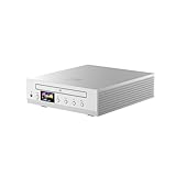 【VGP2025受賞】Shanling CR60 CD Transport and Ripper シャンリン CDプレーヤー 再生 コンパクトトランスポーター CDリッパー リッピング機能 アプリAPP Type-C給電 DC給電 液晶スクリーン HIFI CD/CD-R/CD-RW 据置き型 出力端子：USB-A/同軸/光出力 リモコン【国内正規品】 (シルバー)