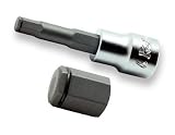 コーケン 3/8(9.5mm)SQ. ヘックスビットソケット(グリップリング付) 全長62mm 5mm 3015M.62-5