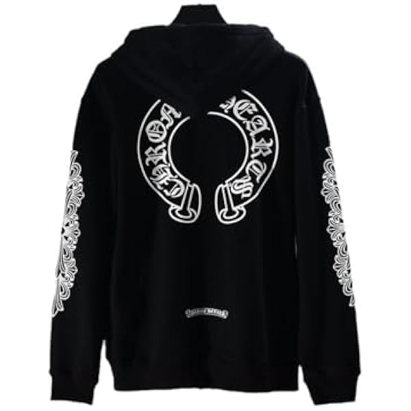Amazon.co.jp: [クロムハーツ] パーカー ジップ ブラック メンズ