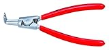 クニペックス KNIPEX 4623-A01 軸用スナップリングプライヤー 曲