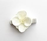 Baby Deer Clips ヘアクリップ for ベビー キッズ あじさい (しろ)