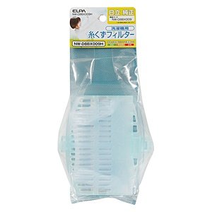 ELPA 洗濯機用糸くずフィルター(2個入)日立純正部品番号：NW-D8BX009 NET-KD8BX 001 NW-D8BX009H