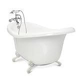 American Bath工場cc-sc-b-wh、チェルシーコレクションスリッパバスタブパッケージ
